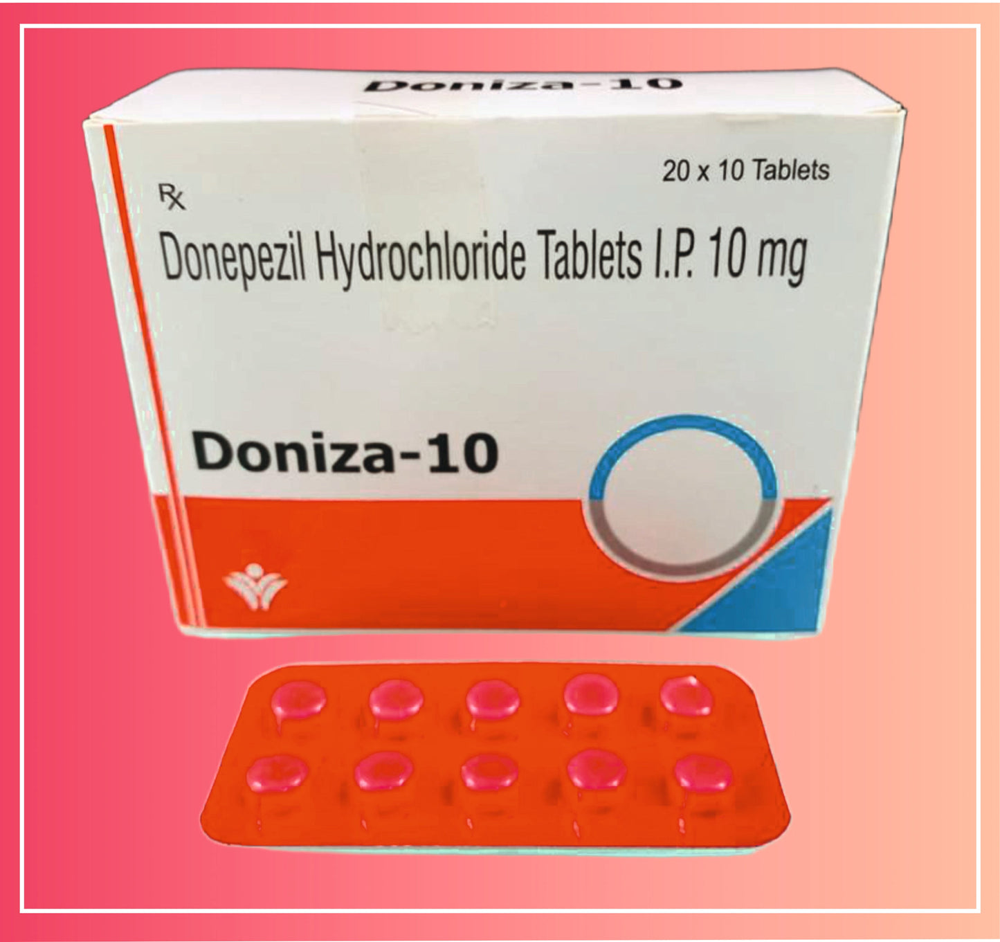 Donepezil Hcl 10 {معدل 10 أقراص} من Dellwich