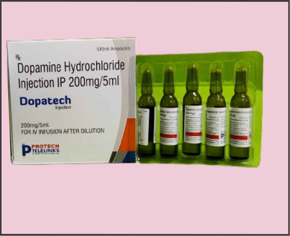 DOPATECH 200 ENJ 5 ML ( Dopamin (200Mg) ) Protech tarafından