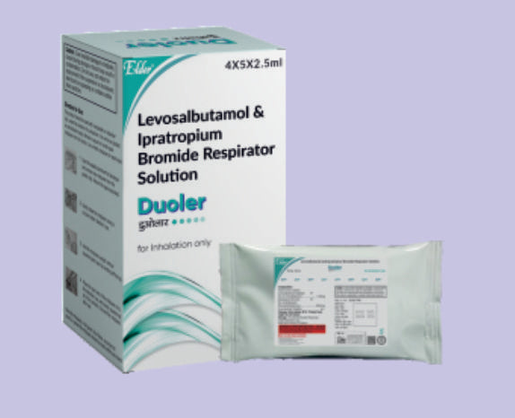 DUOLER RESPOULES 3ML ( Ipratropium Bromide 500mcg,Levosalbutamol Sol 1.25mg ) by Elder