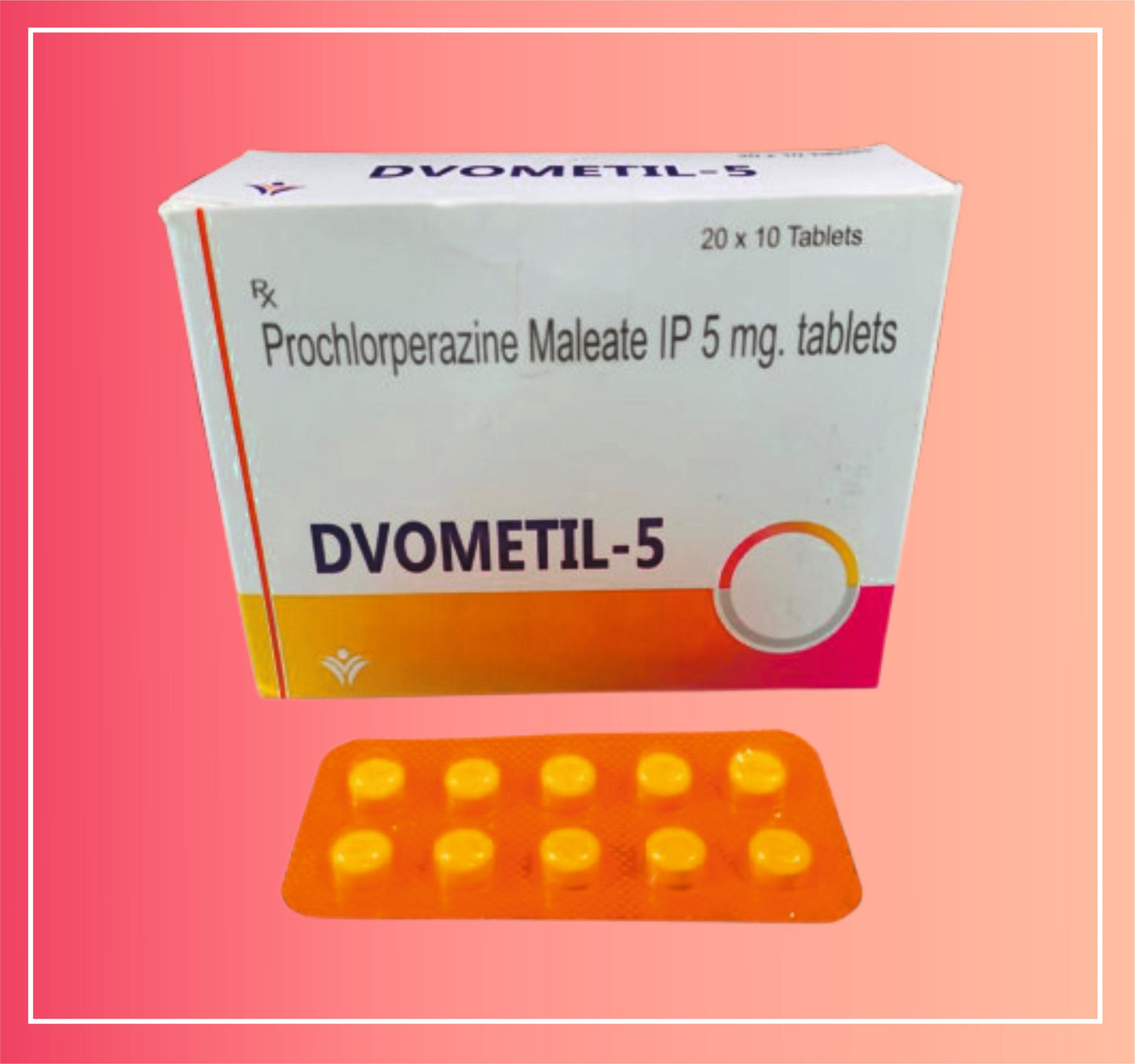 Prochlorperazine Maleate 5  {Rate of 10 Tab} by Dellwich