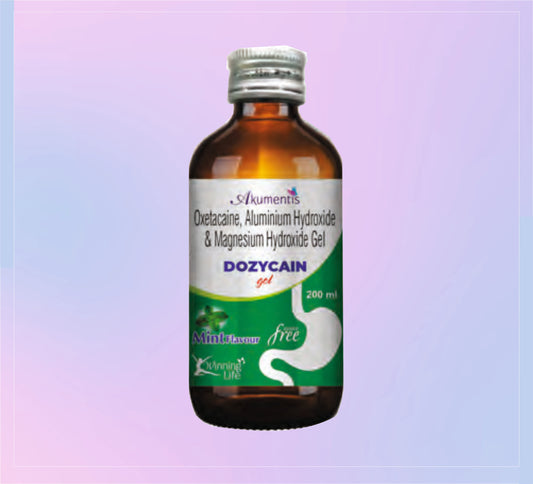 Dozycain 200Ml 1x200ML Oksetakain 10 Mg + Alüminyum Hidroksit 0.291 G + Magnezyum Hidroksit 98 Mg - Akumentis