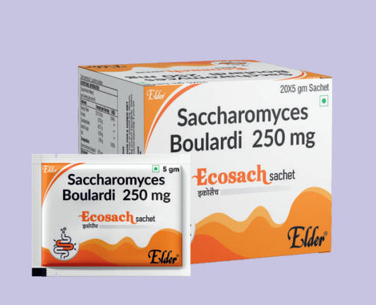 ECOSACH SACHET 765MG (Saccharomyces Boulardi 250mg), Elder üretimi