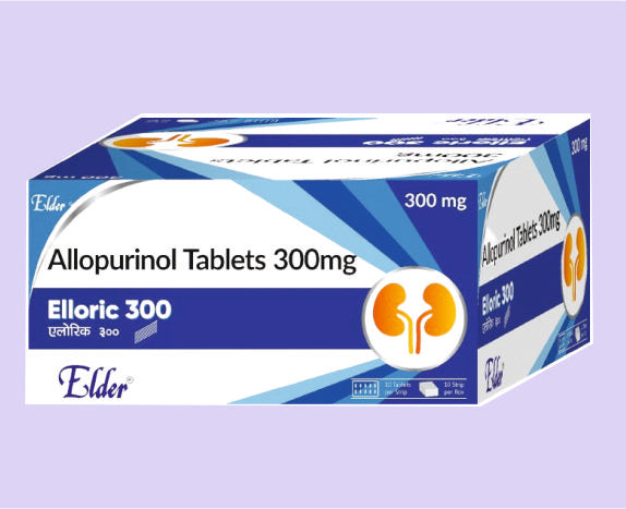 ELLORIC 300 TABLET * 10'LU (Allopurinol 300mg) - Elder