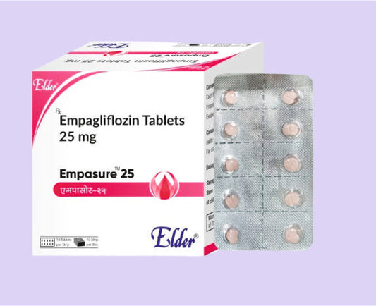EMPASURE 25MG TABLET 10'LU ( Empagliflozin 5mg + Metformin 1000mg ( Uzatılmış Salımlı ) ) by Elder