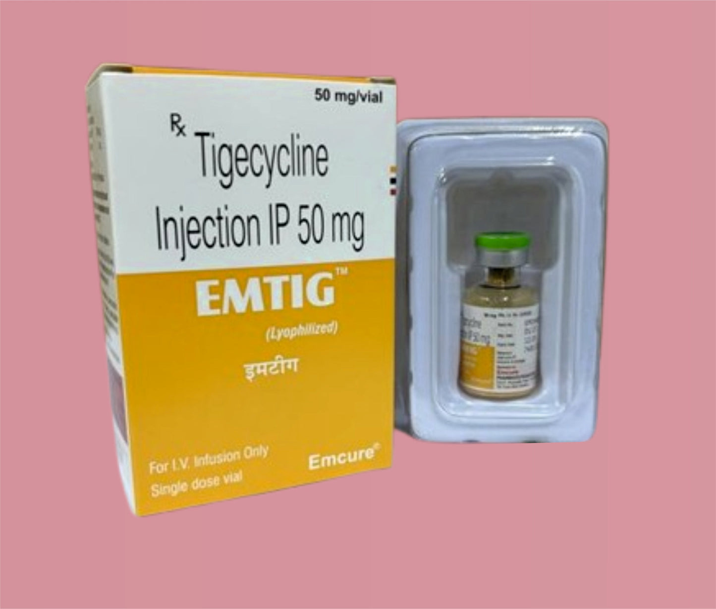 Emtig Enj (Tigesiklin 50 Mg) Emcure Tarafından
