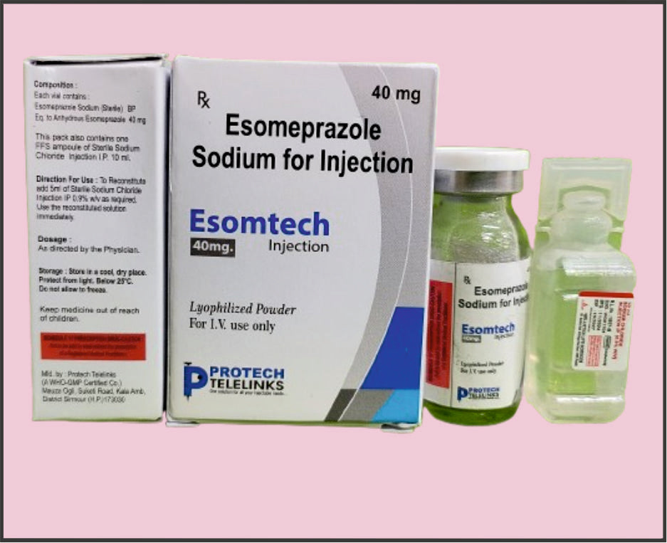 ESOMTECH 40 VİAL (Esomeprazol (40Mg)) Protech tarafından