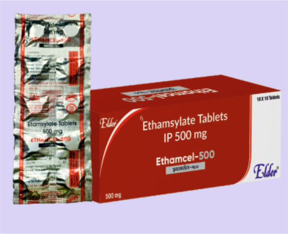 ETHAMCEL 500 TABLET 10'LU (Ethamsylate IP 500mg) - Elder