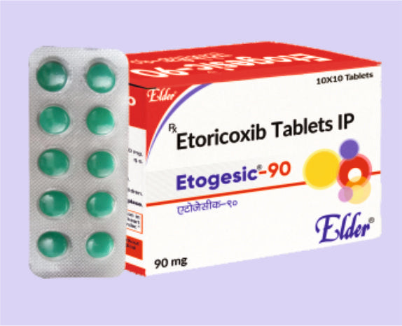 ETOGESIC 90MG TABS 10'S ( Etoricoxib 90mg ) by Elder