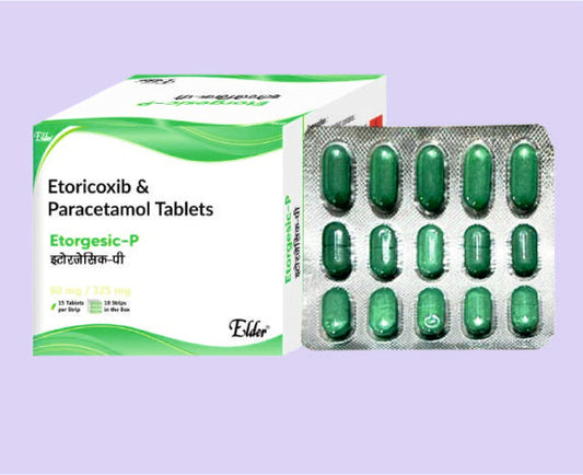 ETORGESIC P TABLET (60/325 MG) 15'LİK ( Etorikoksib 60mg, Parasetamol 325mg ) Elder üretimi