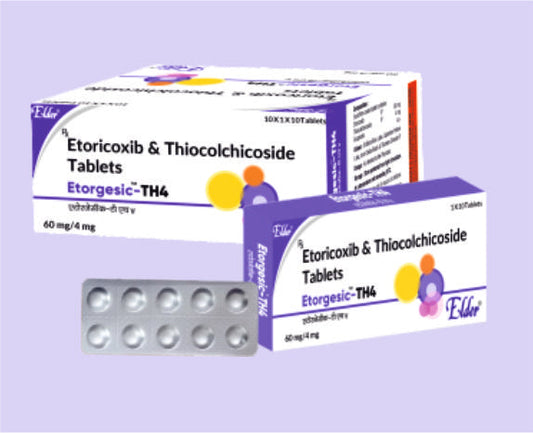 ETORGESIC-TH4 TABLET (60/4 MG) 10'LU (Etorcoxib 60mg, Thiocolchide 4mg) - Elder