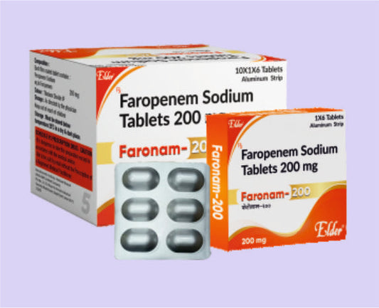 FARONAM 200 TABLET 6'LI (Faropenem 200mg) - Elder