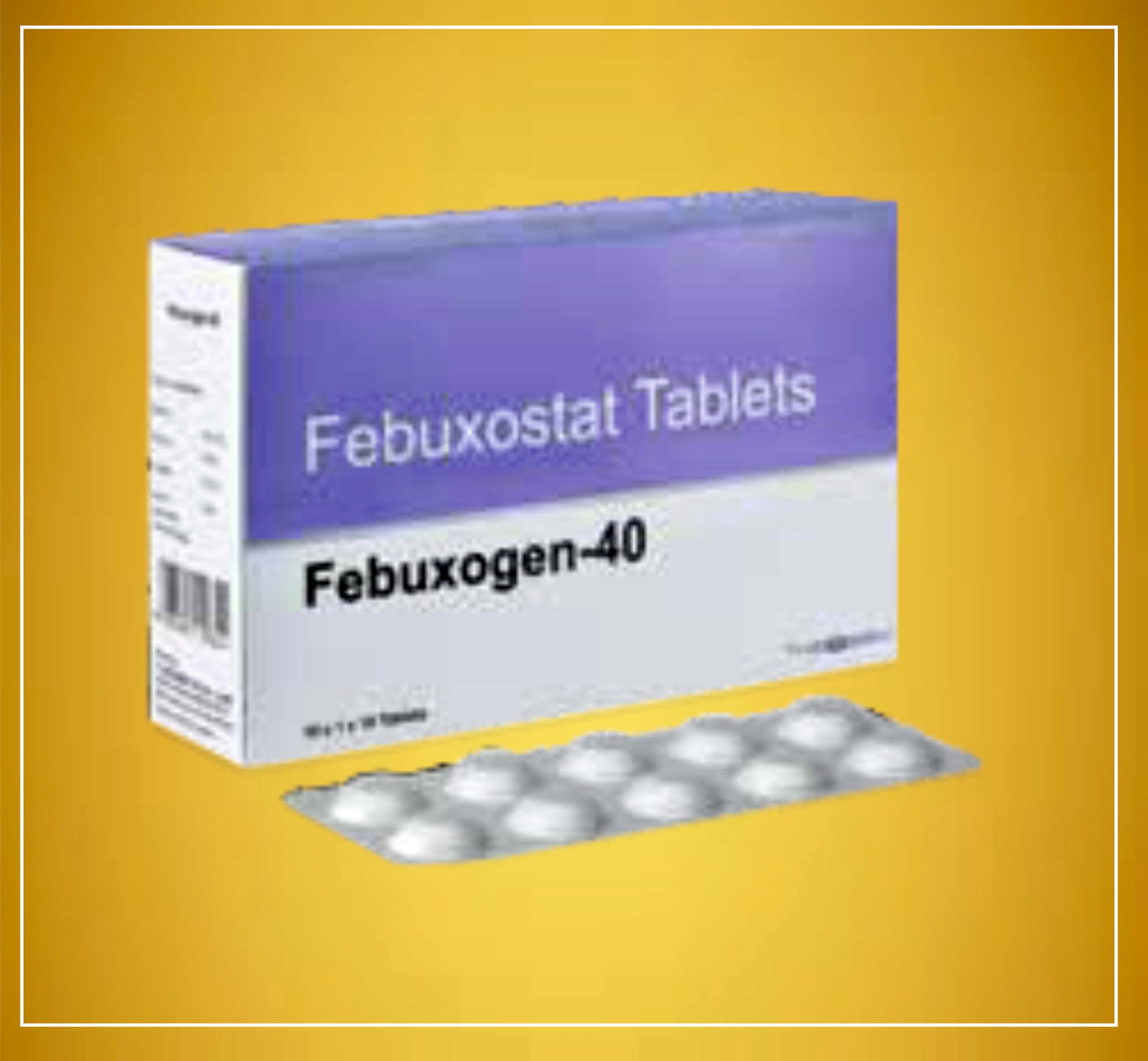 FEBUXOGEN 40 TABLET 10'LU (Febuksostat (40Mg)) Theon