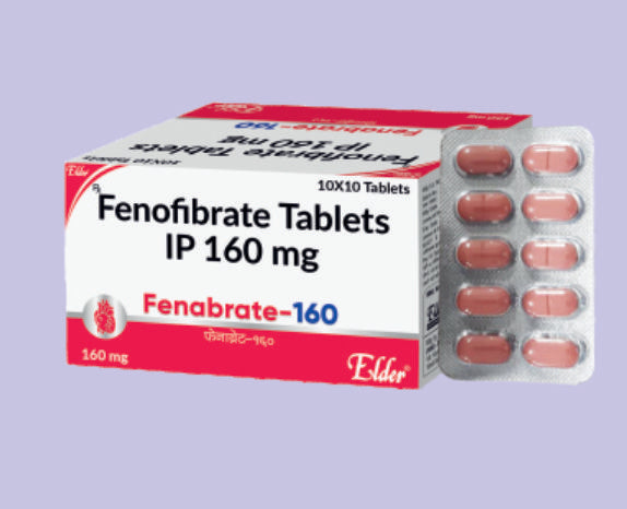 FENABRATE 160 TABLET 10'LU ( Finofibrate LP 160 MG ) Elder üretimi