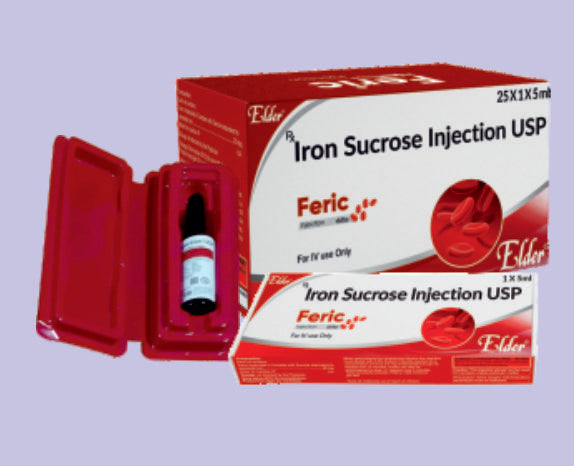 FERIC AMPUL 5ML 5ML (Demir Sükroz 20 MG) Elder tarafından