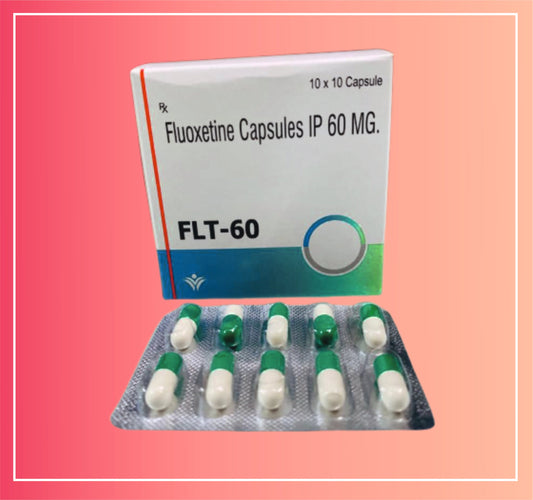 Fluoxetine Hcl 60 {Rate of 10 Cap} by Dellwich