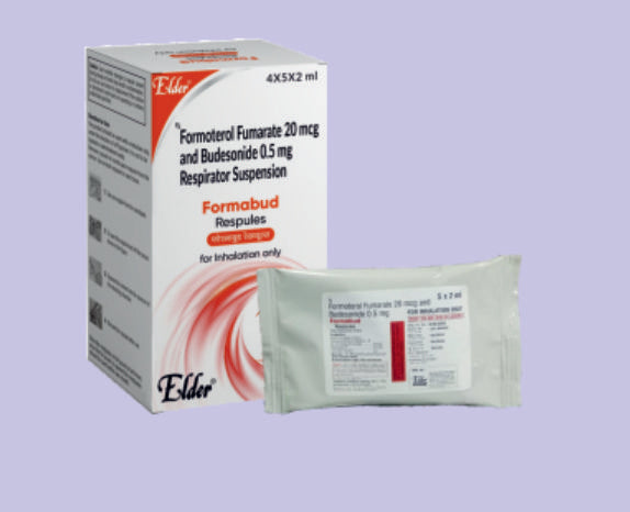 FORMABUD RESPOULES (20MCG/0.5MG) 2ML ( Formoterol Fumarate 20mcg, Budesonide 0.5mg Solunum Süspansiyonu ) Elder üretimi