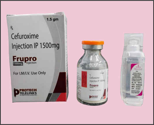 FRUPRO 1.5 VIAL+WFI ( Sefuroksim (1500Mg) ) - Protech