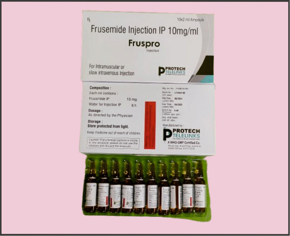 FRUSPRO 10MG AMP ( Furosemide (10Mg/Ml) ) by Protech
