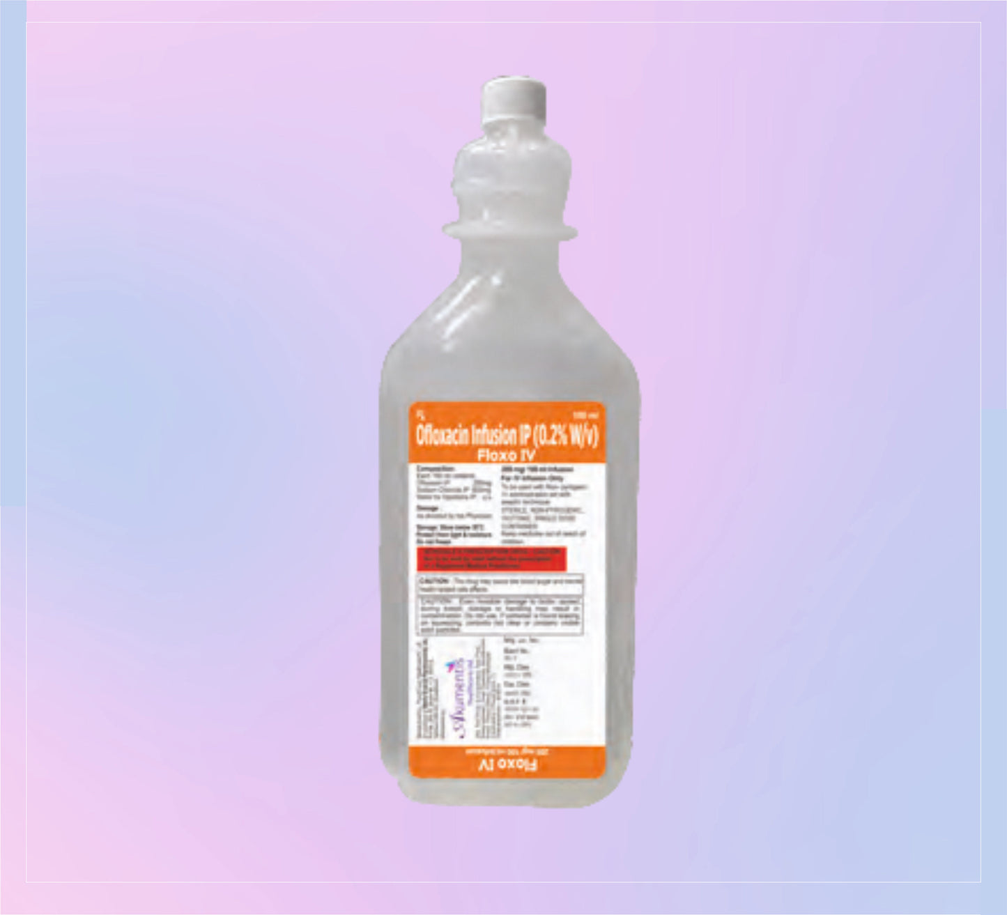 Floxo Iv 100Ml 100 ml Ofloxacin 200 Mg + Sodium Chloride 900 Mg   by Akumentis