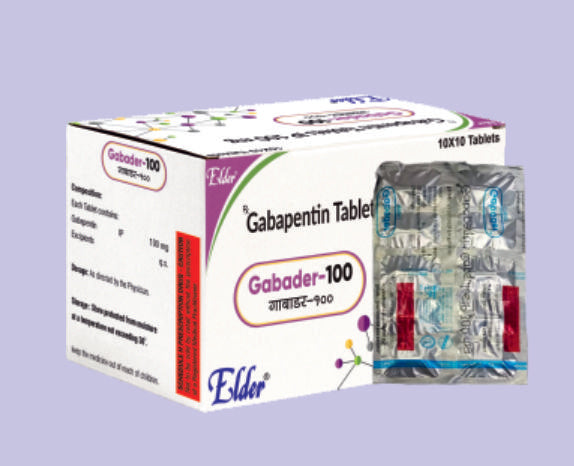 GABADER 100 TABLET 10'LU (Gabapentin 100 MG) Elder İlaç tarafından