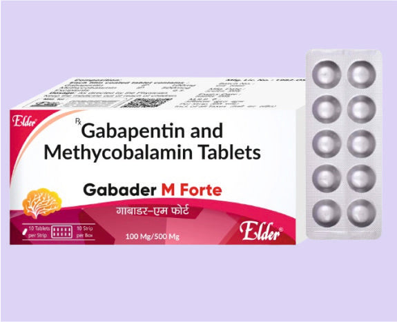 GABADER M FORT (100/500) 10'S (Gabapentin 100mg, Mekobalamin 500mcg) Elder üretimi