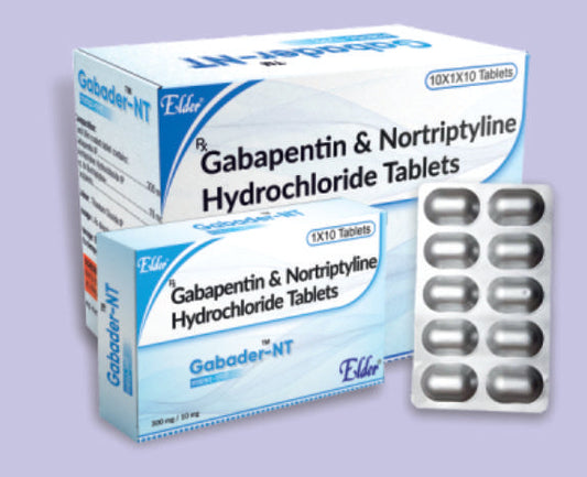 GABADER NT 300 TABLET (300/10 MG) 10'LU (Gabapentin 300 mg, Nortriptilin 10 mg) Elder tarafından