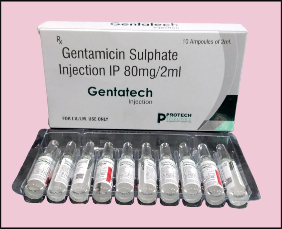 GENTATECH 2 ML AMP (Gentamisin (80Mg/2Ml)) Protech tarafından