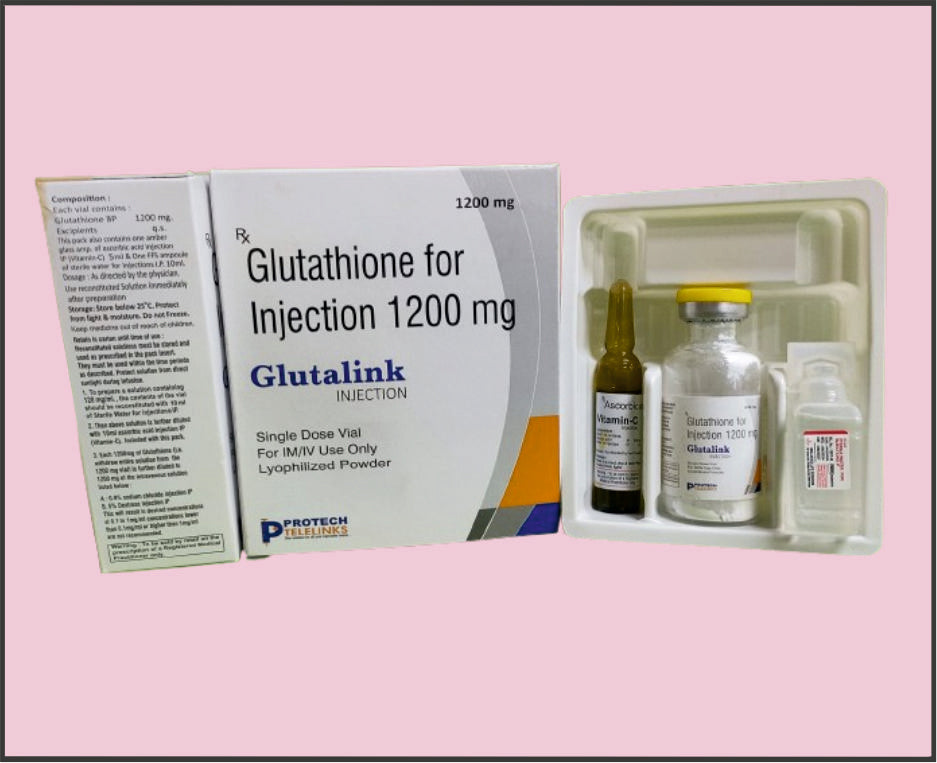 GLUTALINK 1200 VİAL (Glutatyon (1200Mg)) Protech tarafından