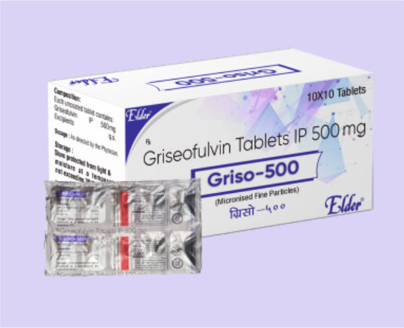 GRISO 500 TABLET 10'LU (Griseofulvin 500mg) Elder firmasının