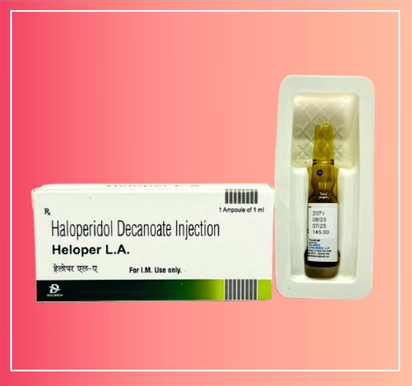 Haloperidol Dekanoat 50 mg / 1 ml {1 ml Enjeksiyon Oranında} Dellwich tarafından