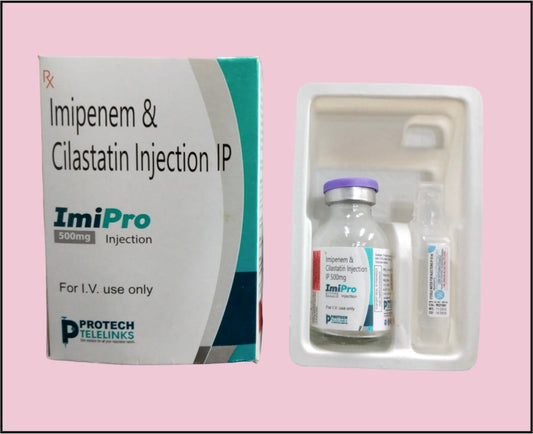 IMIPRO-500 (İmipenem (500Mg) + Silastatin (500Mg)) Protech tarafından