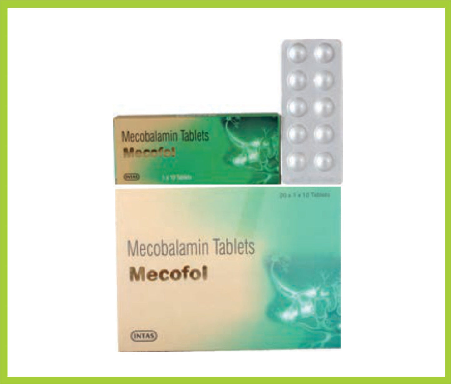 MECOFOL 10 TAB (ميكوبالامين 500 ميكروجرام) من إنتاس