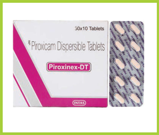 PIROXINEX-DT 10 TAB (Piroxicam 20 mg) by Intas