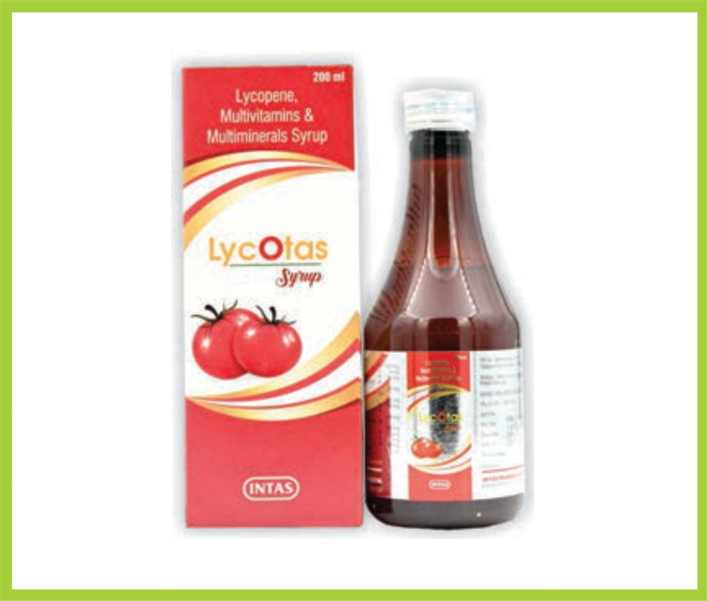 شراب ليكوتاس 200 مل (شراب لايكوبين وفيتامينات متعددة) من إنتاس