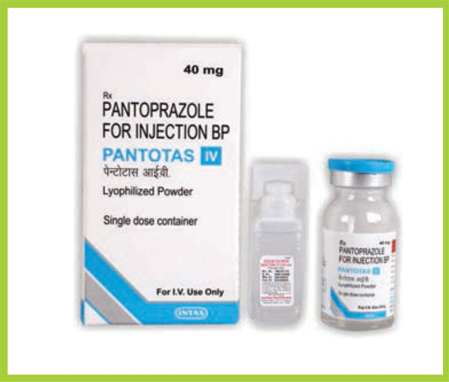 PANTOTAS IV 40MG (بانتوبرازول الصوديوم 40 ملغ) من Intas