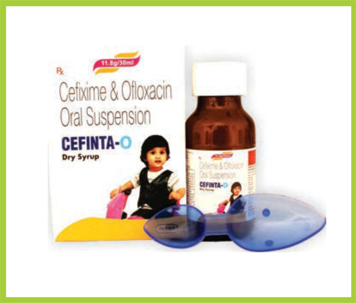 CEFINTA-O DS 30 ML (سيفيكسيم 50 مجم + أوفلوكساسين 50 مجم) من Intas