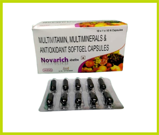 NOVARICH  10 CAP (Multivitamin Soft Gel) by Intas