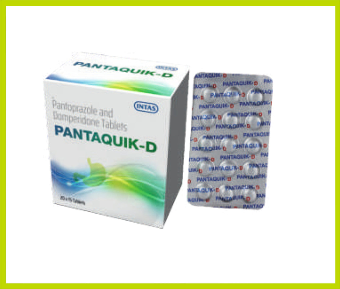 PANTOTAS D 10T (Pantoprazole 40 mg + Domperidone 10 mg) by Intas