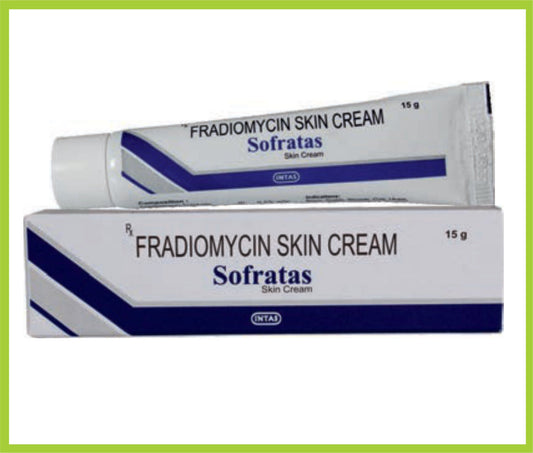 SOFRATAS 15 GM (COMBO) (Fradiomycin Sulphate 15 g) by Intas