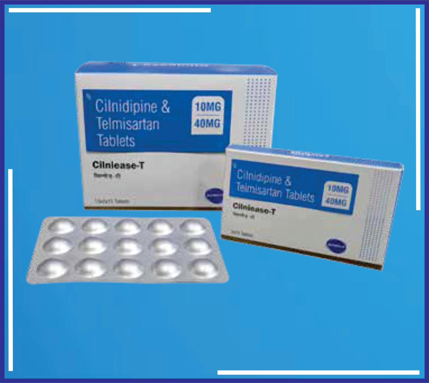 CILNIEASE-T TAB (ALU-ALU) 10X2X15 (Silnidipin IP 10 mg + Telmisartan IP 40 mg) Kemsyn tarafından