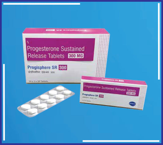 PROGISPHERE SR 300 TAB (BLISTER) 10X1X10 (Progesterone Ip 300Mg)by Kemsyn