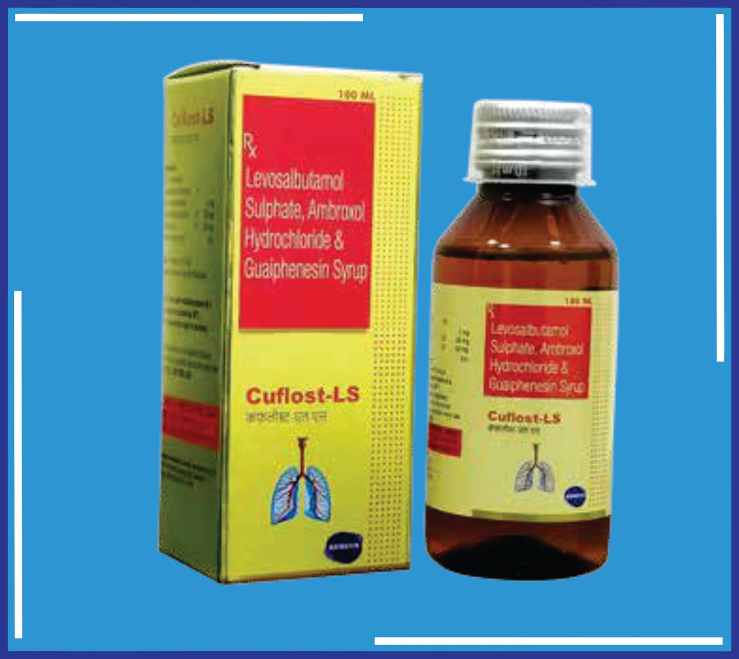 CUFLOST-LS ŞURUP 100ML (PLASTİK ŞİŞE) 1X100Ml (Levosulbutamol 1Mg + Ambroksol HCl 30 Mg + Guaifenesin 50 Mg) Kemsyn tarafından
