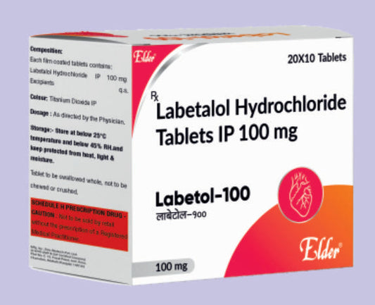 LABETOL 100 TABS 10'LU (Labetalol Hidroklorür 100mg) - Elder