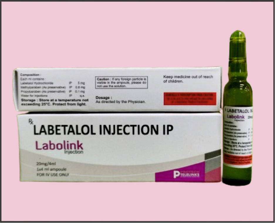 LABOLINK-4 ML AMP (Labetalol (5Mg)) by Protech