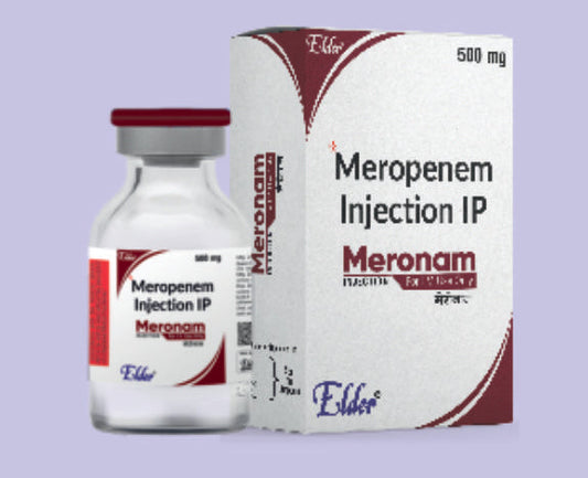 MERONAM 500MG ENJEKSİYONLUK FLAKON (Meropenem 500 MG) Elder üretimi