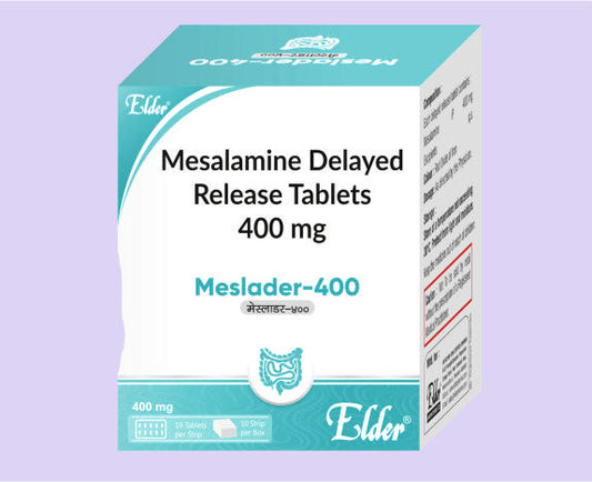 MESLADER 400MG TABLET 10'LU ( Mesalamin 400 mg ) - Elder