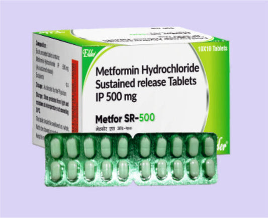 METFOR 500 SR TABLET 10'LU ( Metformin 500 SR ) - Elder