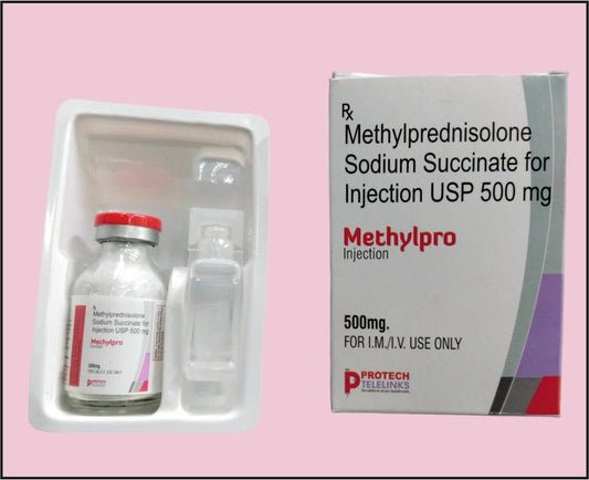 METHYLPRO-500 VIAL (Methylprednisolone (500Mg)) Protech tarafından