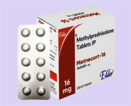 METNECORT 16 TABLET 10'LU (Metilprednizolon 16 MG) - Elder