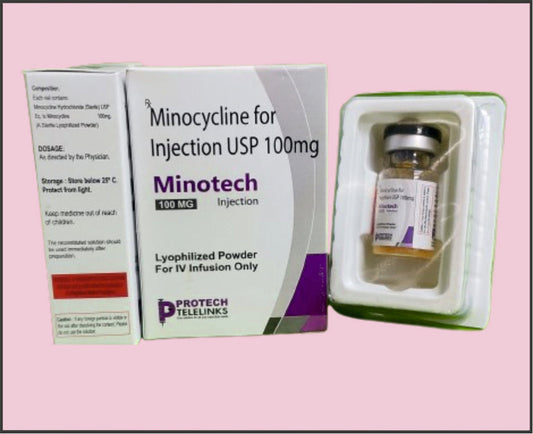 MİNOTEK 100 FLAKON (Minosiklin (100Mg)) Protech tarafından